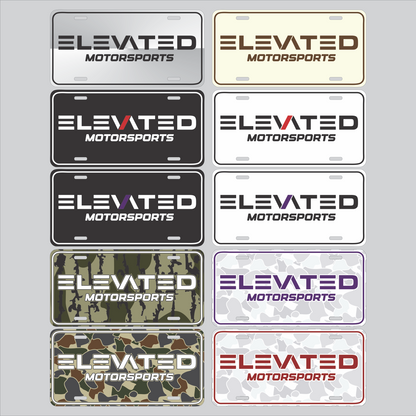 Elevated Custom License Plates